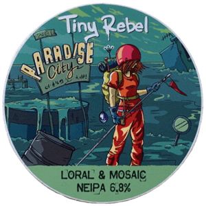 Tiny Rebel Brewery Paradise City Loral & Mosaic NEIPA