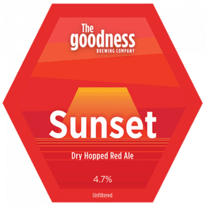 The Goodness Brew Sunset Dry Hopped Red Ale